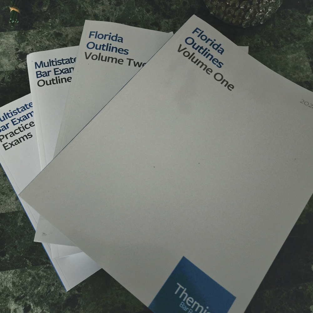 2024 Themis FL Outlines Vol 1 & 2 Multistate Bar Exam Outlines & Practice Exams